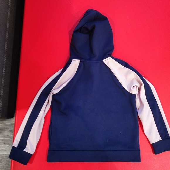 Puma zipp up hoodie navy-pink girl size 6X - Picture 2 of 4